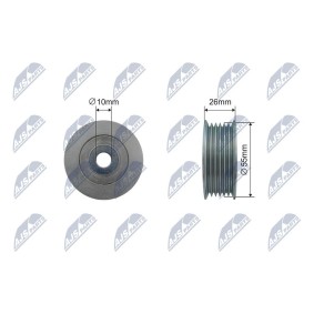 Achetez des Poulie, tendeur de courroie d'accessoire NTY RNK-PE-011 à prix pour 40,43 €