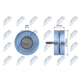 Comprar Polea tensora, correa poli V de NTY RNK-PL-035 a bajo precio de 7,89 €
