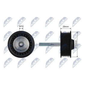 Compre Rolo tensor, correia trapezoidal estriada da NTY RNK-PS-002 a um preço baixo por 19,54 €