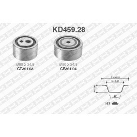 Zahnriemensatz KD459.28 ROVER MAESTRO von SNR
