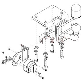 Anhängerkupplung V-021