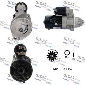 Comprar Motor de arranque de SIDAT S12BH0808A2 a bajo precio de 236,30 €