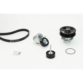 Achetez des Pompe à eau+Jeu de courroie trapézoïdale à nervures CONTITECH 6PK1670WP1 à prix pour 167,82 €
