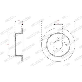Comprar Disco de freno de FERODO DDF1993C a bajo precio de 33,93 €