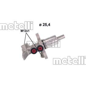 Comprar Cilindro principal de freno de METELLI 05-1195 a bajo precio de 93,63 €