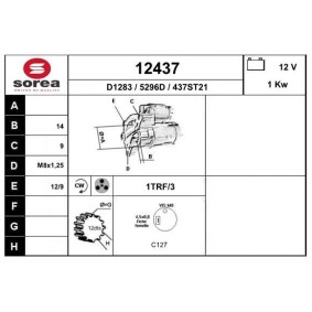 Köp Startmotor av EAI 12437 till det låga priset 2222,14 kr