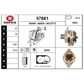 Köp Generator av EAI 57861 till det låga priset 3687,13 kr