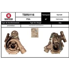 Köp Turboaggregat av SNRA TBR0116 till det låga priset 5938,55 kr