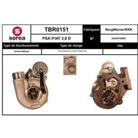 Turbolader von SNRA TBR0151