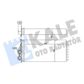 Achetez des Radiateur de chauffage KALE OTO RADYATOR 346485 à prix pour 46,58 €