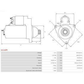 Anlasser S2116PR
