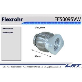 Achetez des Tuyau flexible, échappement LRT FF50095VW à prix pour 34,56 €