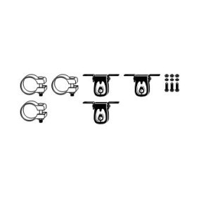 Montagesatz, Abgasanlage 82 11 4505 von HJS günstig für 21,08 € online kaufen