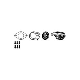 Montagesatz, Abgasanlage 82 32 3561 von HJS günstig für 23,06 € online kaufen