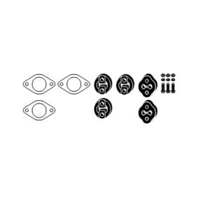 Compre Kit de montagem, sistema de escape da HJS 82 44 7694 a um preço baixo por 19,13 €
