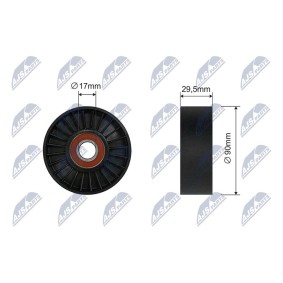 Comprar Polea tensora, correa poli V de NTY RNK-CH-009A a bajo precio de 18,16 €