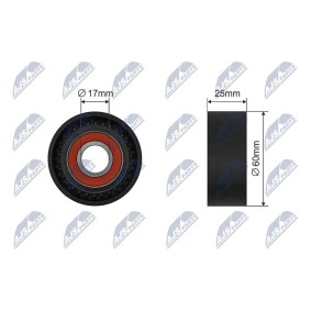 Comprar Polea tensora, correa poli V de NTY RNK-MZ-013A a bajo precio de 18,95 €
