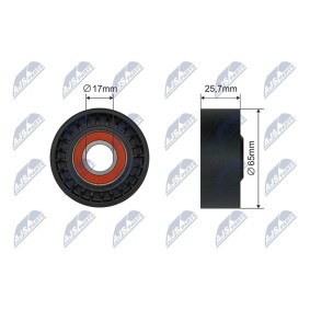 Compre Rolo tensor, correia trapezoidal estriada da NTY RNK-MZ-020 a um preço baixo por 13,50 €