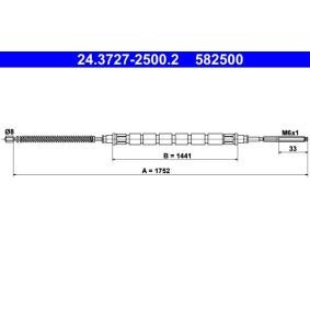Handbremsseil 24.3727-2500.2