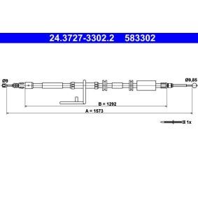 Handbremsseil 24.3727-3302.2