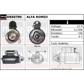 Anlasser DRS0790