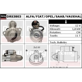 Köp Startmotor av DELCO REMY DRS3803 till det låga priset 1906,25 kr