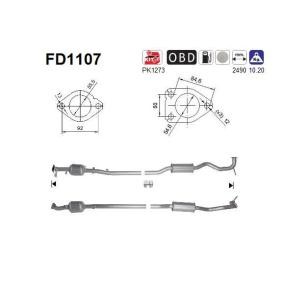 Compre Filtro de partículas da AS FD1107 a um preço baixo por 319,83 €