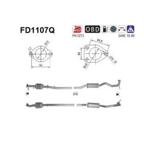 Compre Filtro de partículas da AS FD1107Q a um preço baixo por 408,77 €