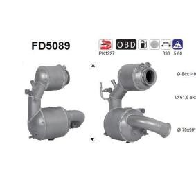 Köp Partikelfilter (DPF) av AS FD5089 till det låga priset 6235,24 kr
