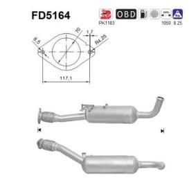 NISSAN Partikelfilter (DPF) von AS