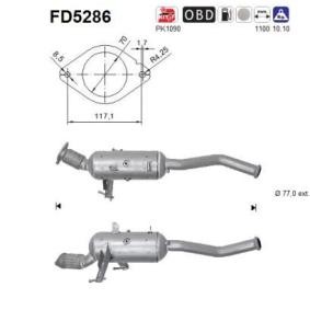 Partikelfilter (DPF) von AS FD5286