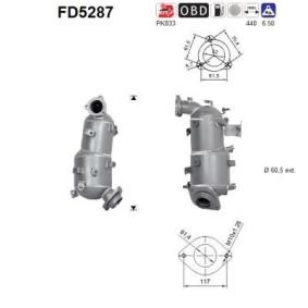 Compre Filtro de partículas da AS FD5287 a um preço baixo por 559,38 €