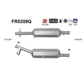 Achetez des Filtre à particules AS FR5209Q à prix pour 785,91 €