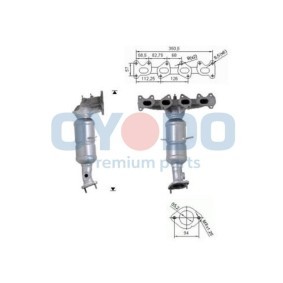Katalysator von Oyodo günstig für 338,25 €