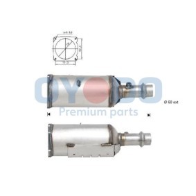 Partikelfilter (DPF) 20N0021-OYO