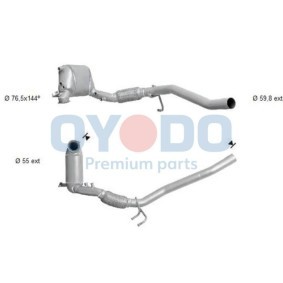 Partikelfilter (DPF) 20N0029-OYO VOLKSWAGEN JETTA von Oyodo