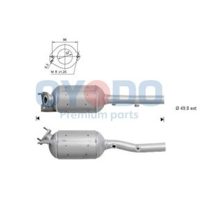 Partikelfilter (DPF) 20N0038-OYO RENAULT SCÉNIC von Oyodo