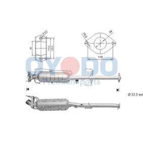 Köp Partikelfilter (DPF) av Oyodo 20N0039-OYO till det låga priset 6594,94 kr