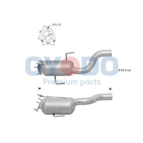 Partikelfilter (DPF) 20N0040-OYO