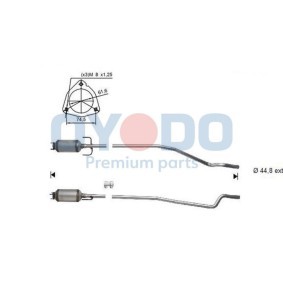 Köp Partikelfilter (DPF) av Oyodo 20N0043-OYO till det låga priset 2658,86 kr