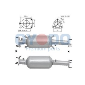 Köp Partikelfilter (DPF) av Oyodo 20N0044-OYO till det låga priset 3932,79 kr
