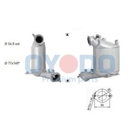 Partikelfilter (DPF) 20N0079-OYO MITSUBISHI LANCER von Oyodo