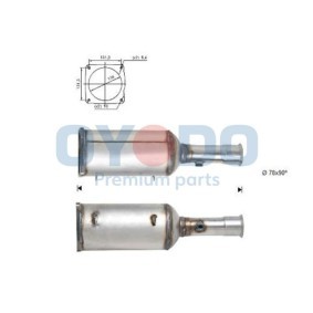 Achetez des Filtre à particules Oyodo 20N0083-OYO à prix pour 191,49 €