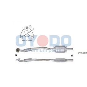 Katalysator von Oyodo für Astra Mk V (H) (A04) Schrägheck günstig online kaufen