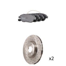 Osta RIDEX Jarrulevyt ja -palat netistä STILO Multi Wagon (192)-mallille edulliseen hintaan