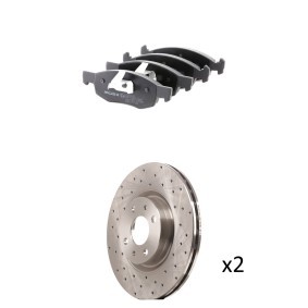 Osta RIDEX Jarrulevyt ja -palat netistä STILO Multi Wagon (192)-mallille edulliseen hintaan