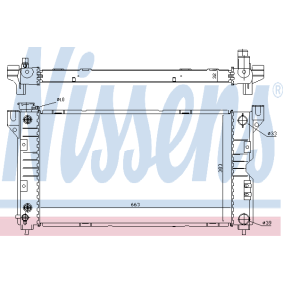 Achetez des Radiateur du moteur NISSENS 60984A à prix pour 196,49 €