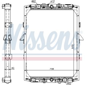 Kjøp Radiator, motorkjøling av NISSENS 61419A til den lave prisen 7426,91 NOK