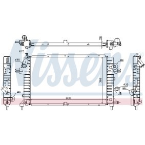 Acquista Radiatore motore da NISSENS 63112A a buon mercato per soli 73,88 €