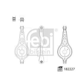 Querlenker 182227 von FEBI BILSTEIN günstig für 54,28 € online kaufen